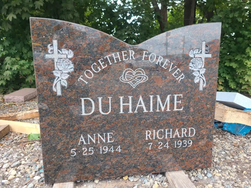 Granite Headstone Pricing hand-carved by NJ Headstone Prices in NJ — image 2