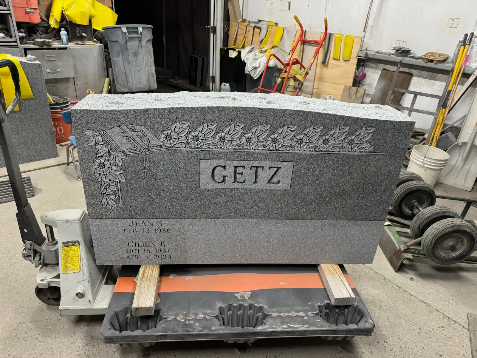 Granite Headstone Pricing hand-carved by NJ Headstone Prices in NJ — image 5